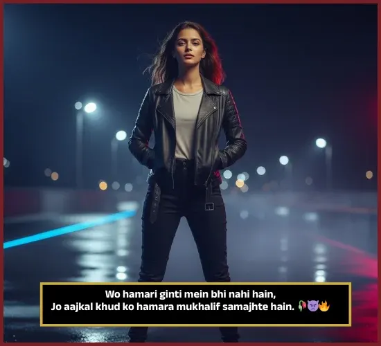 Attitude Shayari for Girls in English