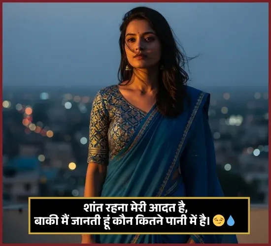 Attitude Shayari for Girls in Hindi