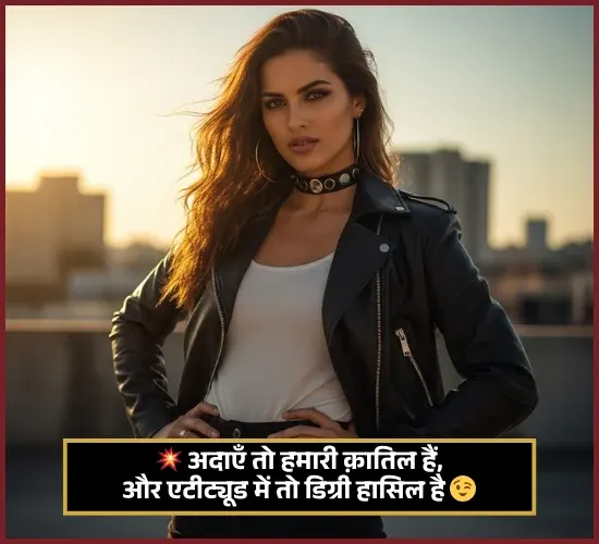 Bad Words Gali Attitude Shayari for Girls