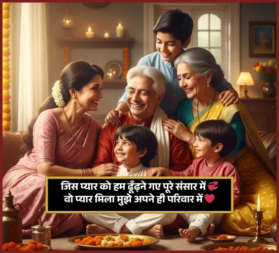 Family Love Family Shayari