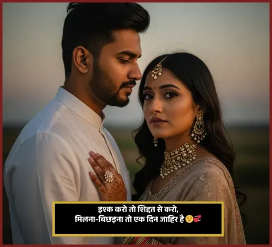 Ishq Shayari in Hindi 2 Lines