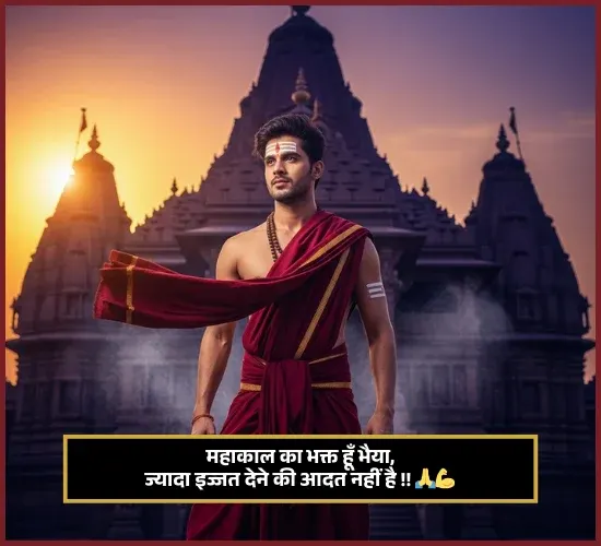 Mahakal Shayari 2 Line Attitude Mahakal Shayari 2 Line Attitude