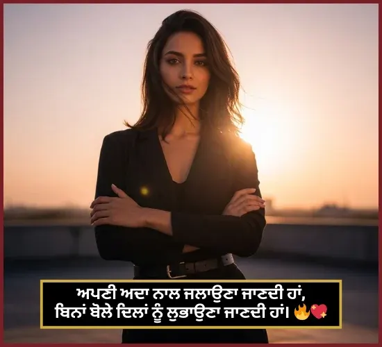 Punjabi Attitude Shayari for Girls