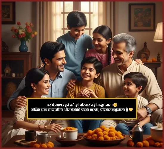 Short Family Shayari in Hindi
