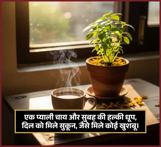 Subah Ki Chai Shayari Subah Ki Chai Shayari