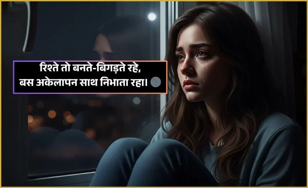 Alone Shayari