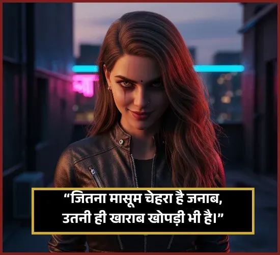 Cute Gussa Female Attitude Shayari