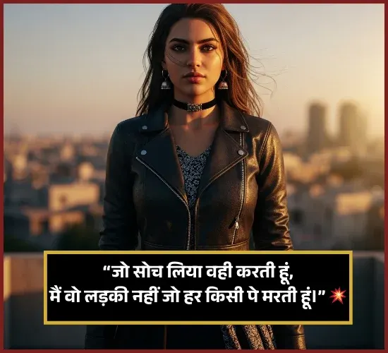 Female Attitude Shayari
