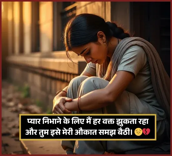 Heart Touching Dhoka Shayari