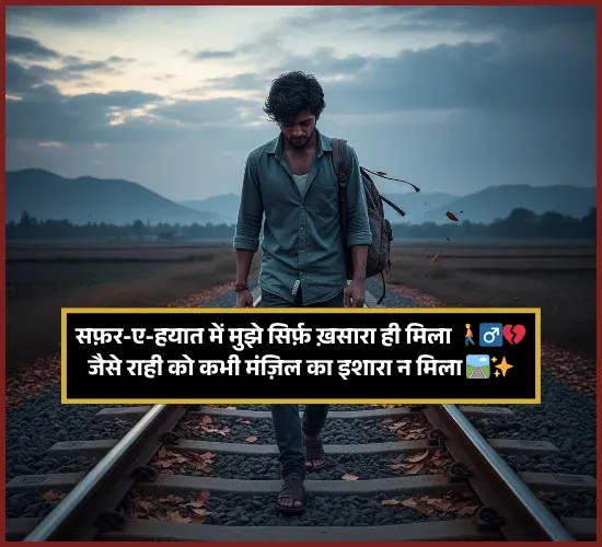 Manzil Safar Shayari