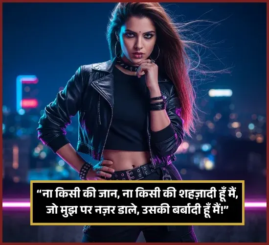 Royal Attitude Gussa Female Attitude Shayari