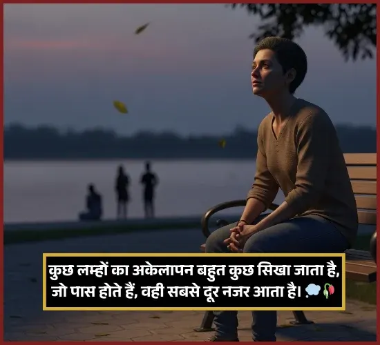 Sad Akelapan Shayari