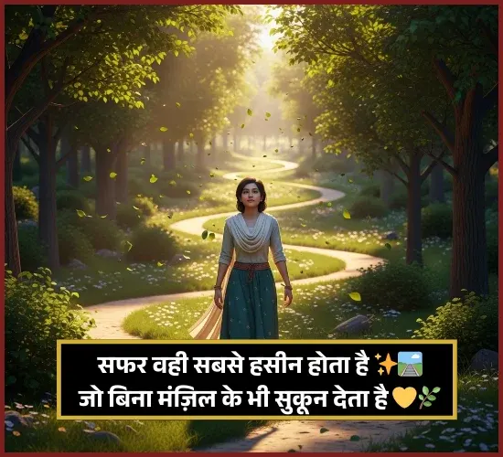 Safar Shayari in Hindi