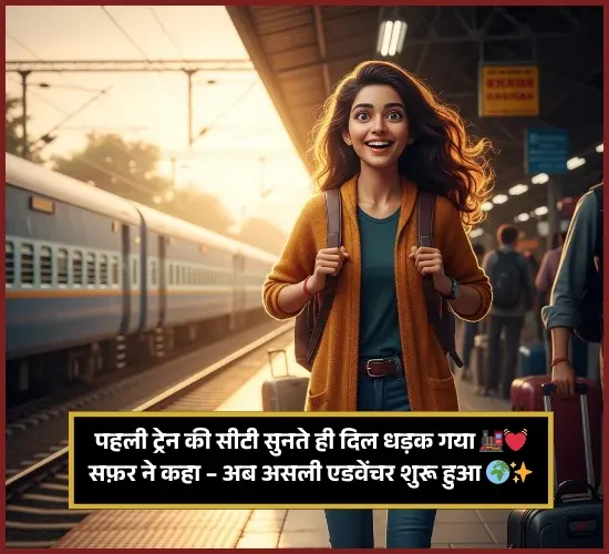 Safar Shayari on Train Journey