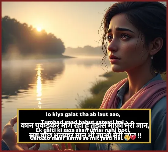 Sorry Shayari in English